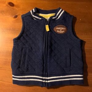 Property of Mommy zip-up vest by Carter’s